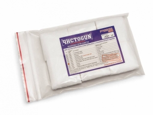 Патчи-салфетки ЧИСТОGUN фланелевые 12-16 кал., квадрат 75х75мм (100шт)