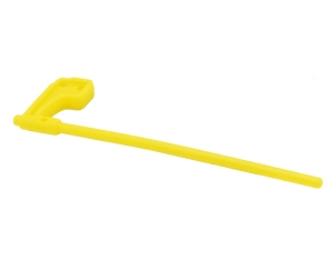 DLG - флажок безопасности желтый длинный - карабин -1
