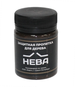 Пропитка для дерева НЕВА (темно-коричн.) 50 мл