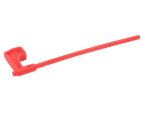 DLG - флажок безопасности розовый длинный - карабин -1