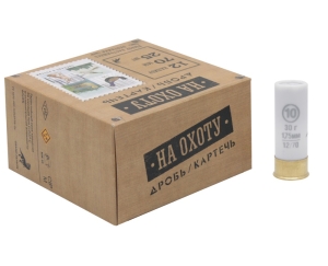 Патрон 12х70 дробь 10 на Охоту - 1