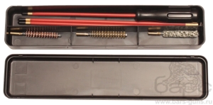 Набор для чистки Baiex пластиковый футляр 3 ерша калибр 7,62 мм