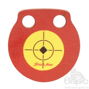 Мишень Гонг 3 дюйма 76 мм бронесталь 8 мм - 1