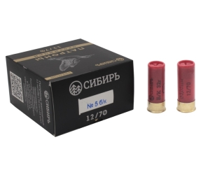 Патрон 12х70 дробь 5 Сибирь Премиум без контейнера - 1