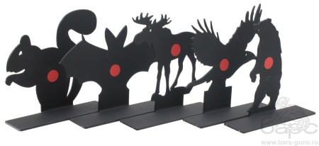 Комплект 5 мишеней Животные - 2