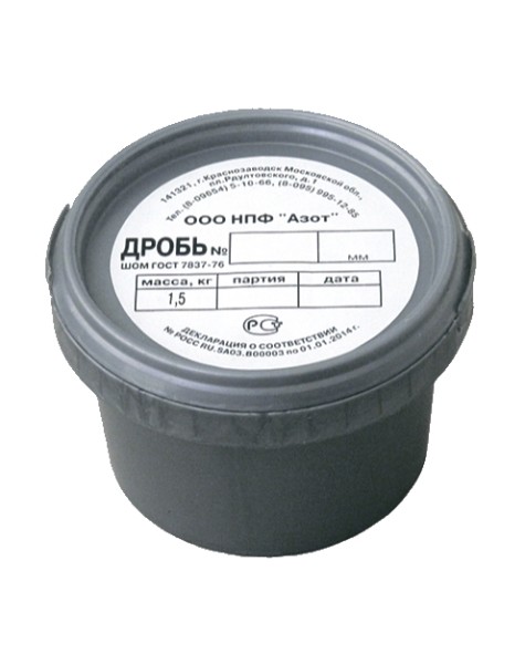 Дробь № 00 банка 1,5кг
