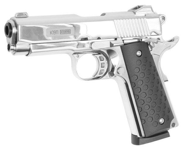 Kurs - пистолет сигнальный K1911 compact калибр 10ТК хром - 4