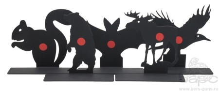 Комплект 5 мишеней Животные - 1