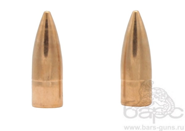 Пуля 7,62х39 FMJ 8,1 г оболочка латунь  БПЗ