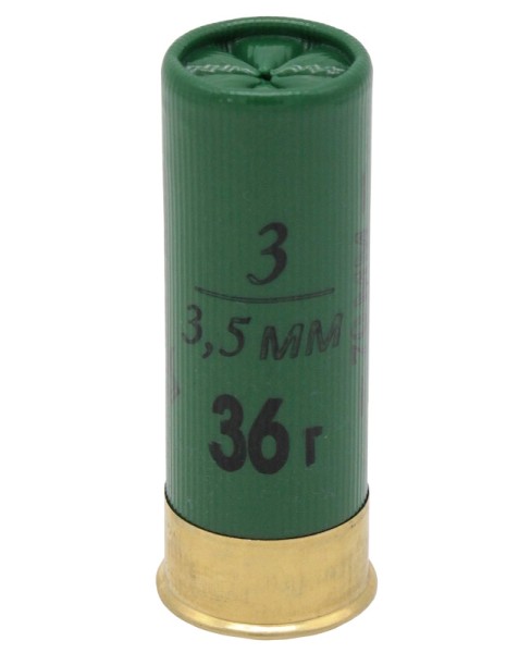 Патрон 12х70 дробь 3 навеска 36 г Русский охотник Азот - 2