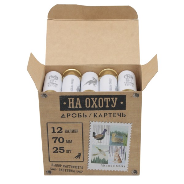 Патрон 12х70 дробь 10 на Охоту - 3